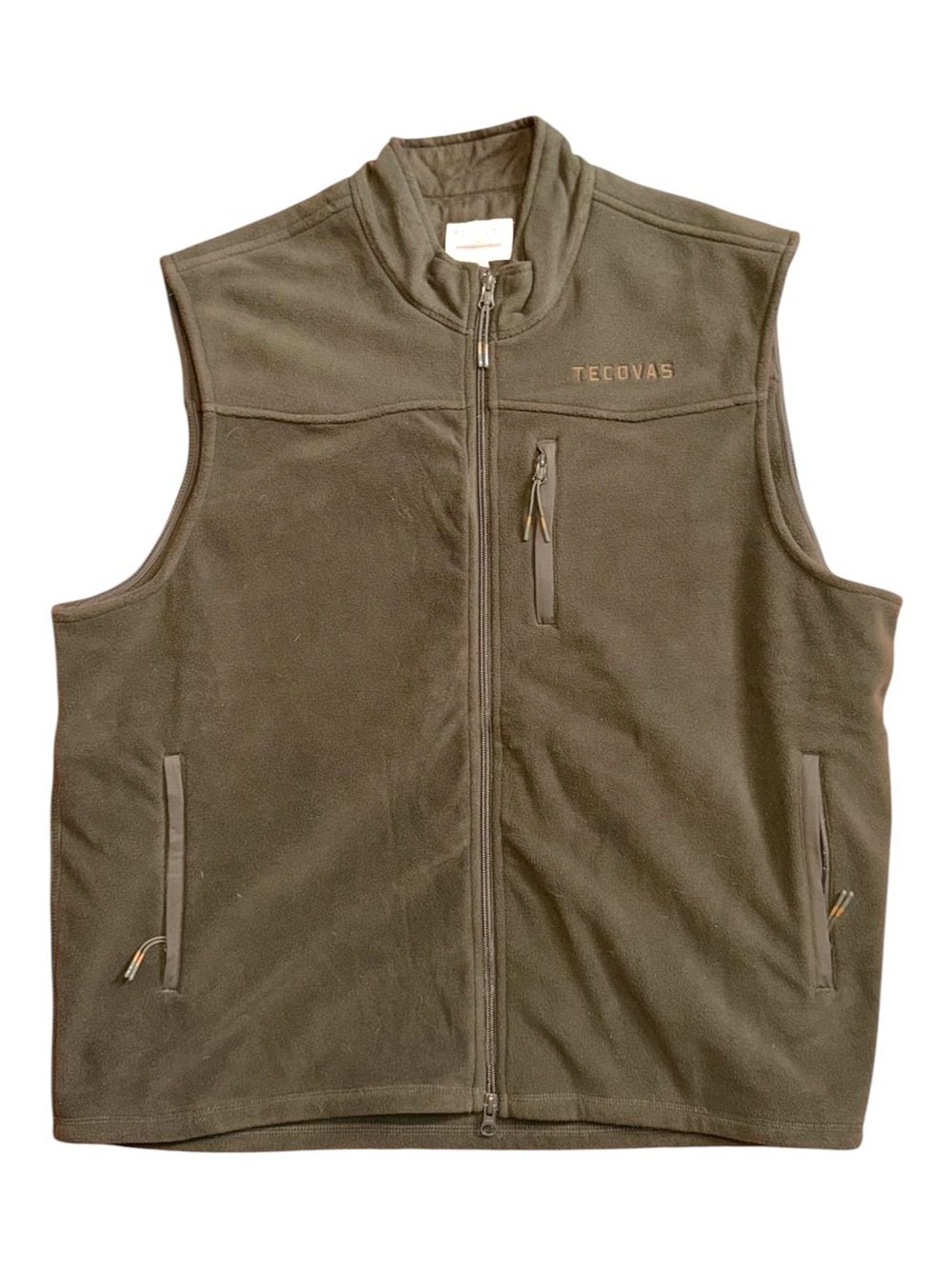 Tecovas Men’s Full Zip Fleece Vest Size XL
